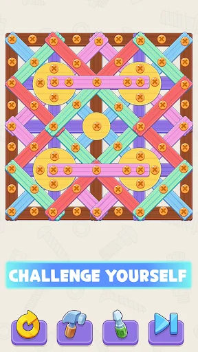 I-download ang Screw It Out: Wood Puzzle – Hamunin ang Iyong Utak - Screenshot 20