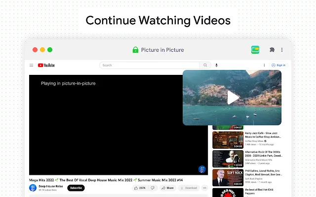Picture in Picture – Floating Player: Manood ng Video Habang Nagtatrabaho - Screenshot 1