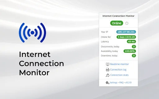 Internet Connection Monitor: Subaybayan ang Iyong Internet Speed - Screenshot 1