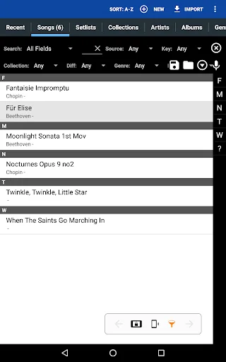 MobileSheets Trial: Pinakamahusay na Sheet Music Viewer App - Screenshot 1