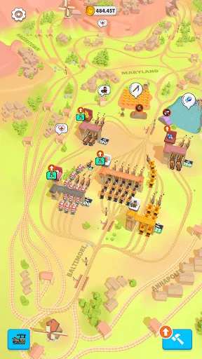 I-download ang Rail Master Tycoon: Idle Train – Bumuo ng Rail Empire - Screenshot 5