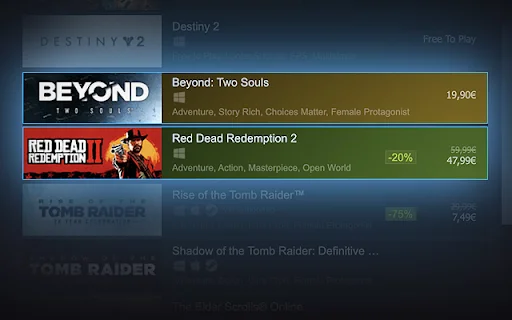 I-download ang Augmented Steam: Pinakamahusay na Steam Tool - Screenshot 3