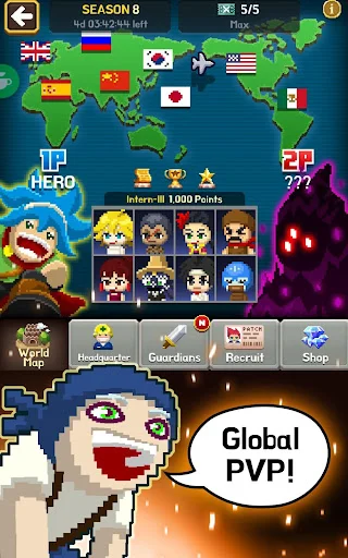I-download ang Videogame Guardians: Retro Idle RPG Para sa Android - Screenshot 9