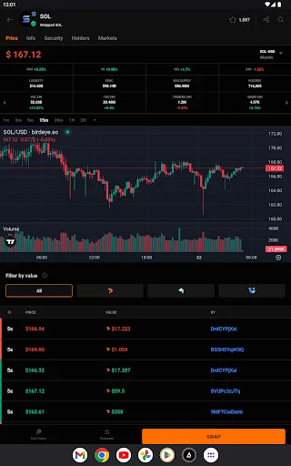 I-download ang Birdeye Crypto Data Tool – Subaybayan ang Memecoins - Screenshot 18